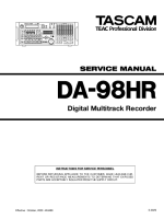 Tascam DA-98-HR - Service Manual